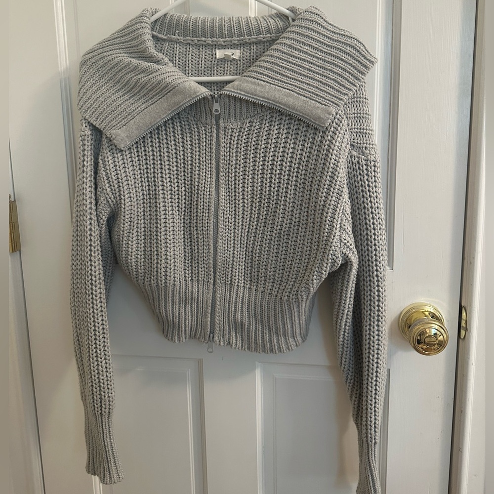 Aerie Grey Zip up